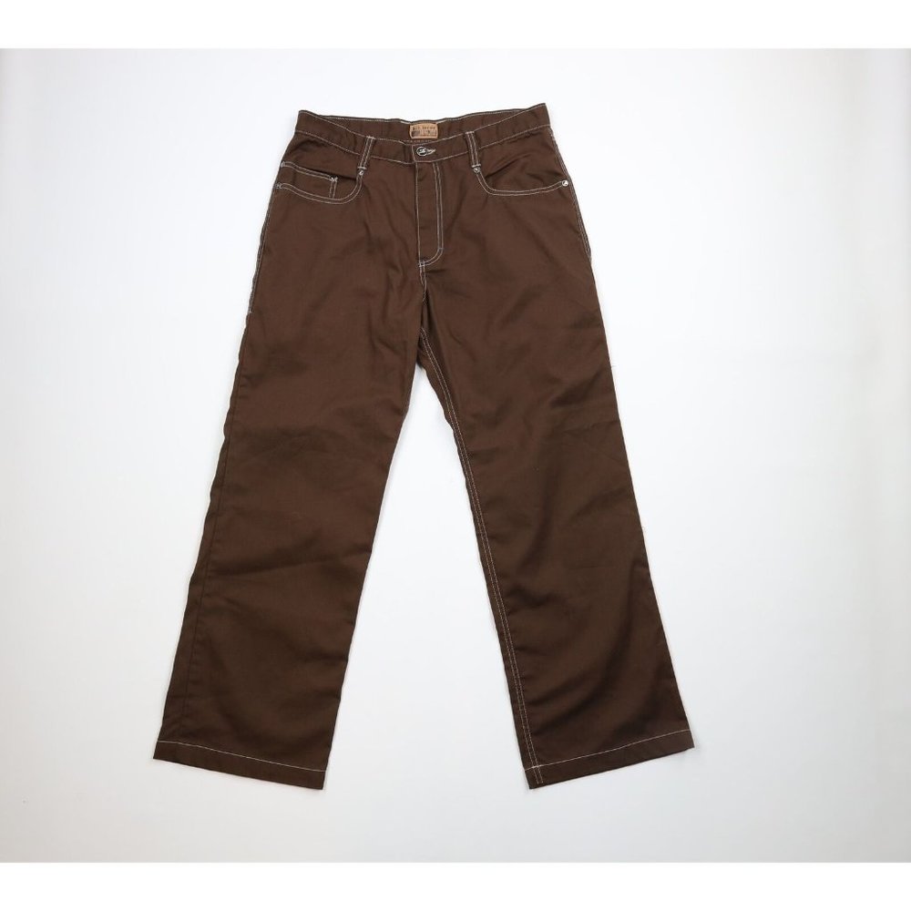 Vintage 90s Kikwear Mens 34x30 Faded Wide Leg Bell Bottoms Dance Rave Pants USA